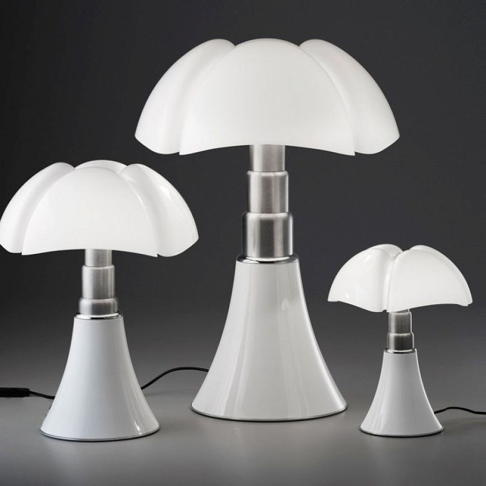 620/J/DIM/BI MINIPIPISTRELLO WHITE/WHITE// настольный LED 1х7  х   