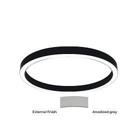 10217.65.SR.AG.SI.3K ALBERTA S-LIGHT anodized grey/ потолочный LED 3000K CRI80 1х88  х  10217.65.SR.AG.SI.3K