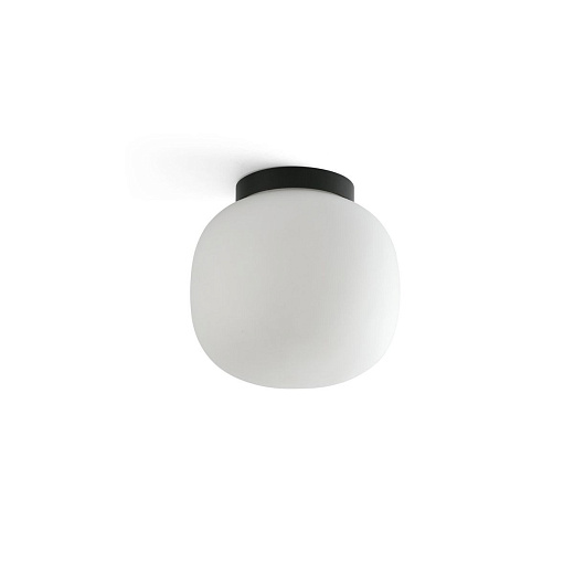 68611 AMELIA matt black/white//white потолочный E27 1х15  х  68611