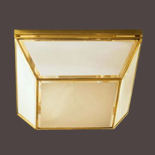 468.08.64 RILEGATO gold/white// потолочный E27 2х40  х  468.08.64