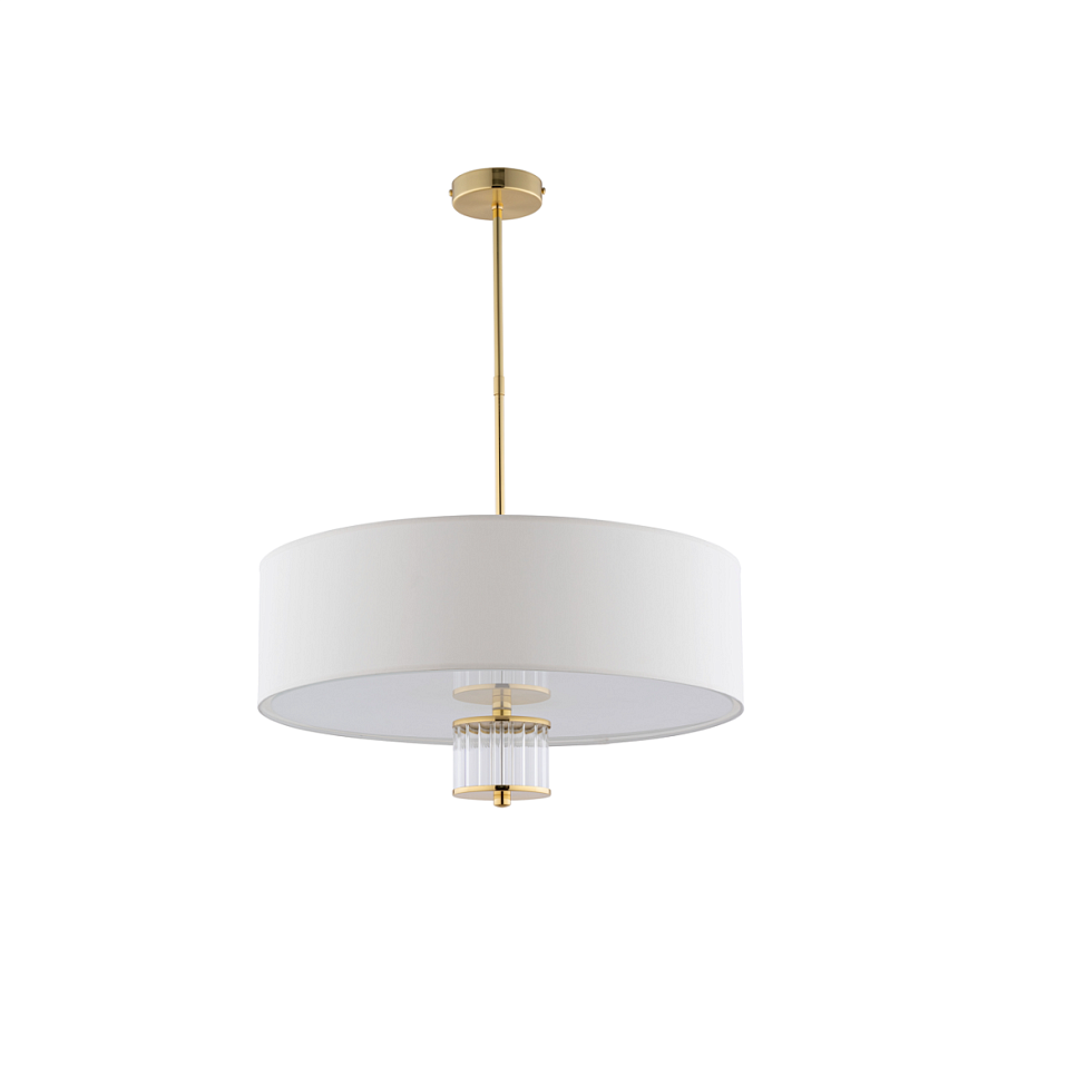 EMP-ZWD-4(ZM)-21 EMPOLI matt gold/white shade//матовый подвесной E14 4х60  х   