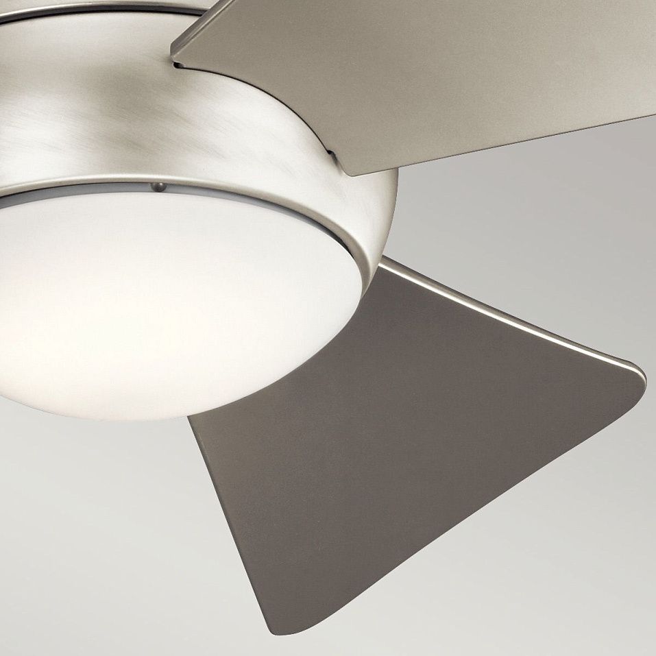 KLF-SOLA-34-BN SOLA Brushed Nickel /Opal// потолочный LED 1х10  х   