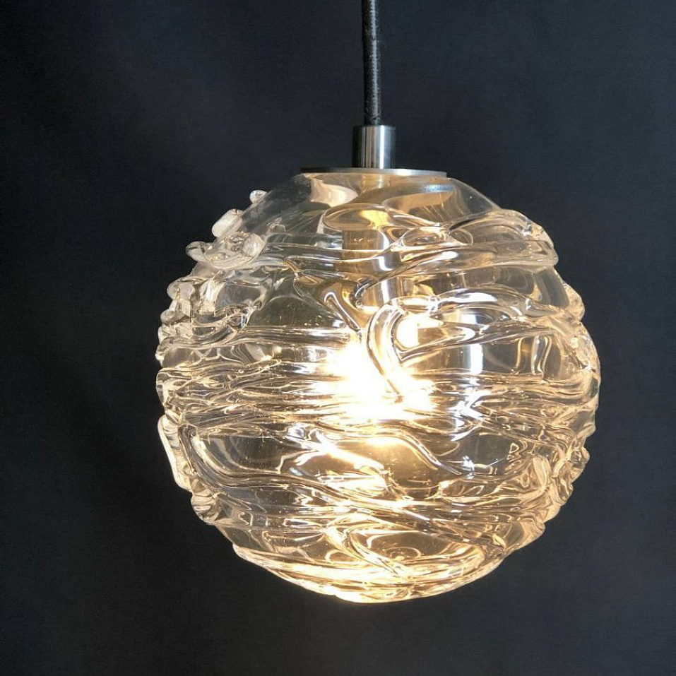 GLOBUS Web Mini GLOBUS  сатинированная нержавеющая сталь/прозрачный// подвесной G9 LED 1х7  х   