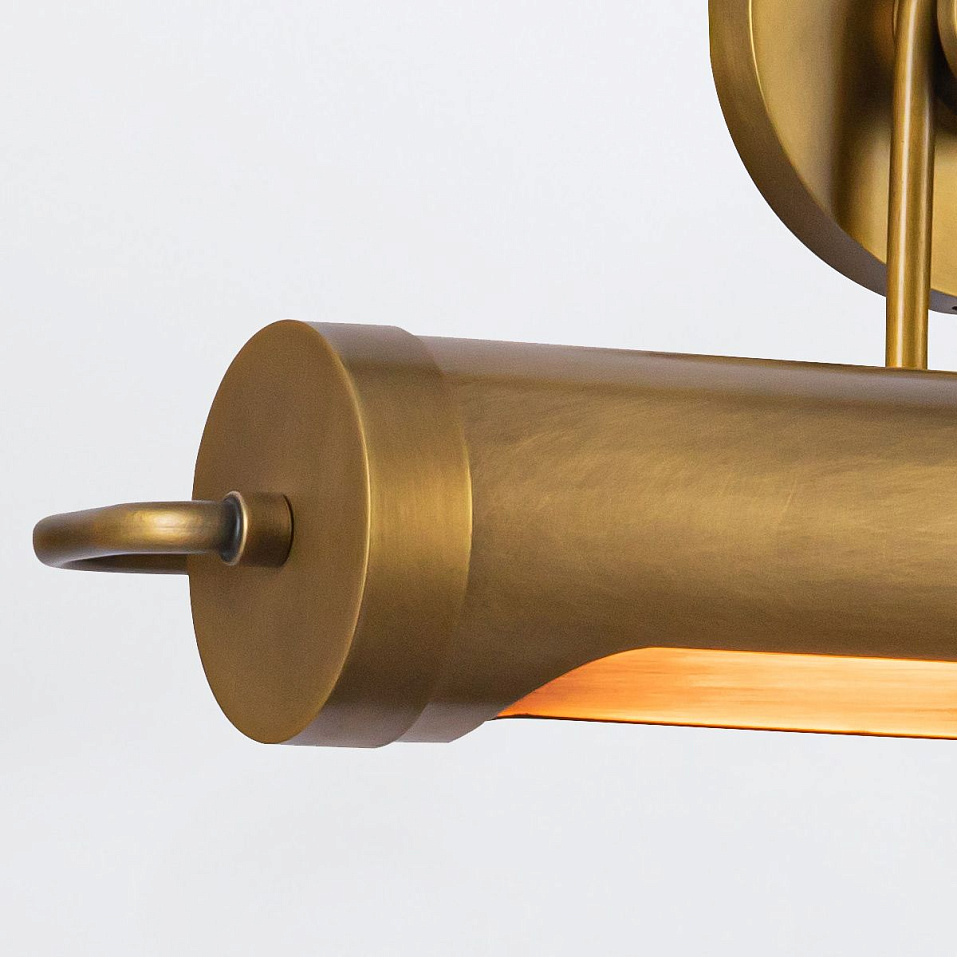 QN-WYNWOOD-PL-M-VBS  WYNWOOD Vintage Brass /Vintage Brass // настенный E27 2х60  х   