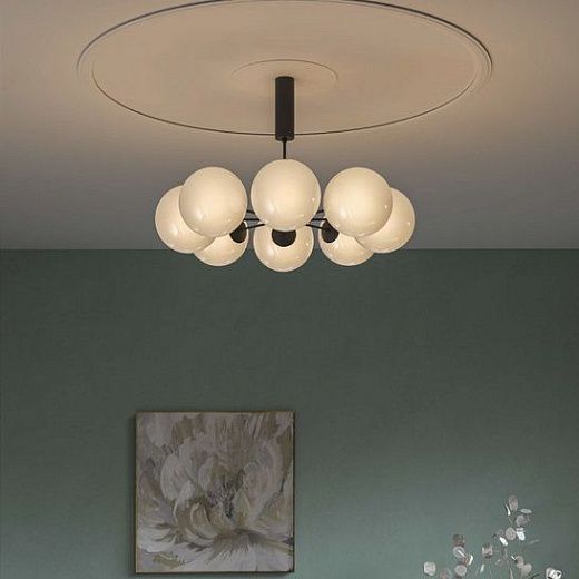PLAS08103 PLANETS 08 BLACK/WHITE// потолочный E14 8х12  х  PLAS08103