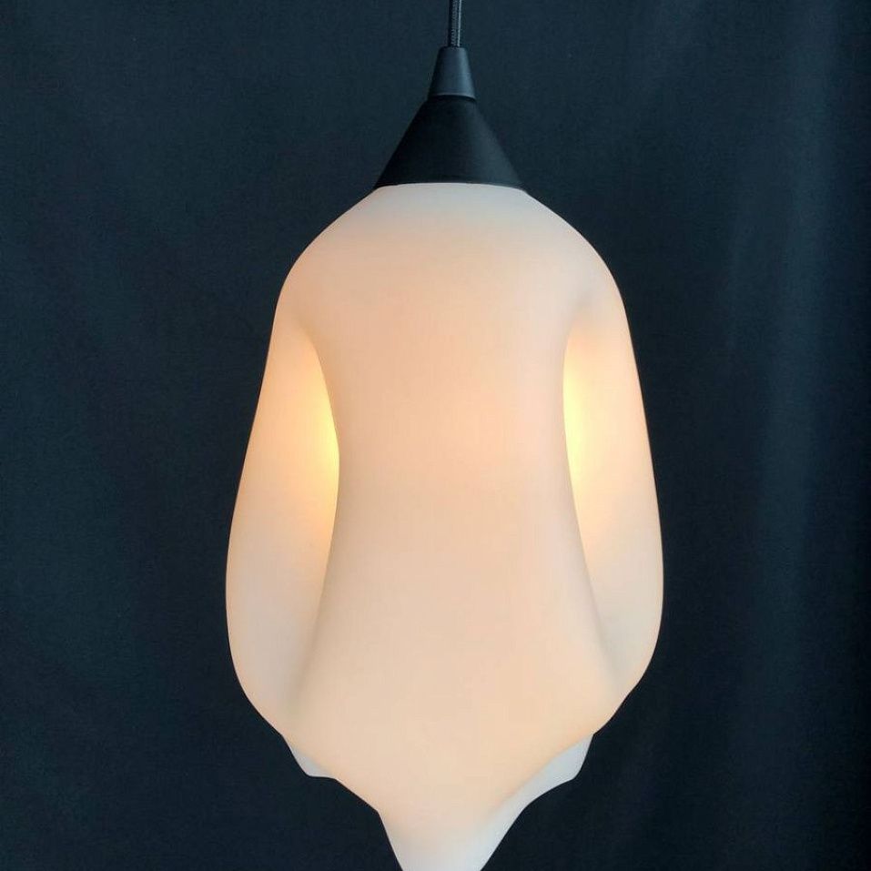 TULIP Moloko Matt TULIP черный матовый/белый// подвесной E27 1х60  х   