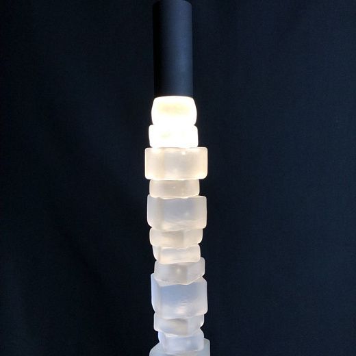 ICE CUBES Matt ICE CUBE черный матовый/матовый// подвесной G9 LED 1х7  х  ICE CUBES Matt