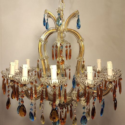 00/25/02/RIF02  цвет основания "состаренное золото"/// подвесной E14 12х40  х  00/25/02/RIF02