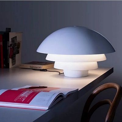 642/BI VISIERE WHITE/WHITE// настольный E27 4х15  х