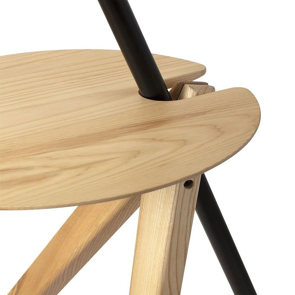 20057 TREEWOOD TRAY black/wood/beige// напольный E27 1х60  х   