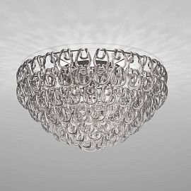 GIOGALI PL 80 CR/TR CR  Chrome/Transparent// потолочный E27 5х77  х  GIOGALI PL 80 CR/TR CR