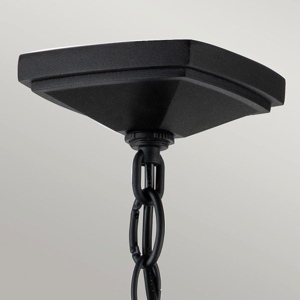 QN-ALFORD-PLACE8-S-MB ALFORD PLACE Museum Black /Clear glass// подвесной E27 1х60  х   