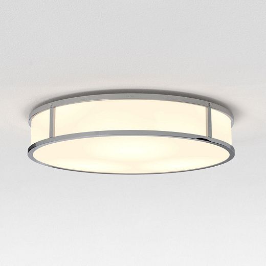 1121026 MASHIKO 400 ROUND Polished Chrome/White// потолочный E27 3х60  х  1121026