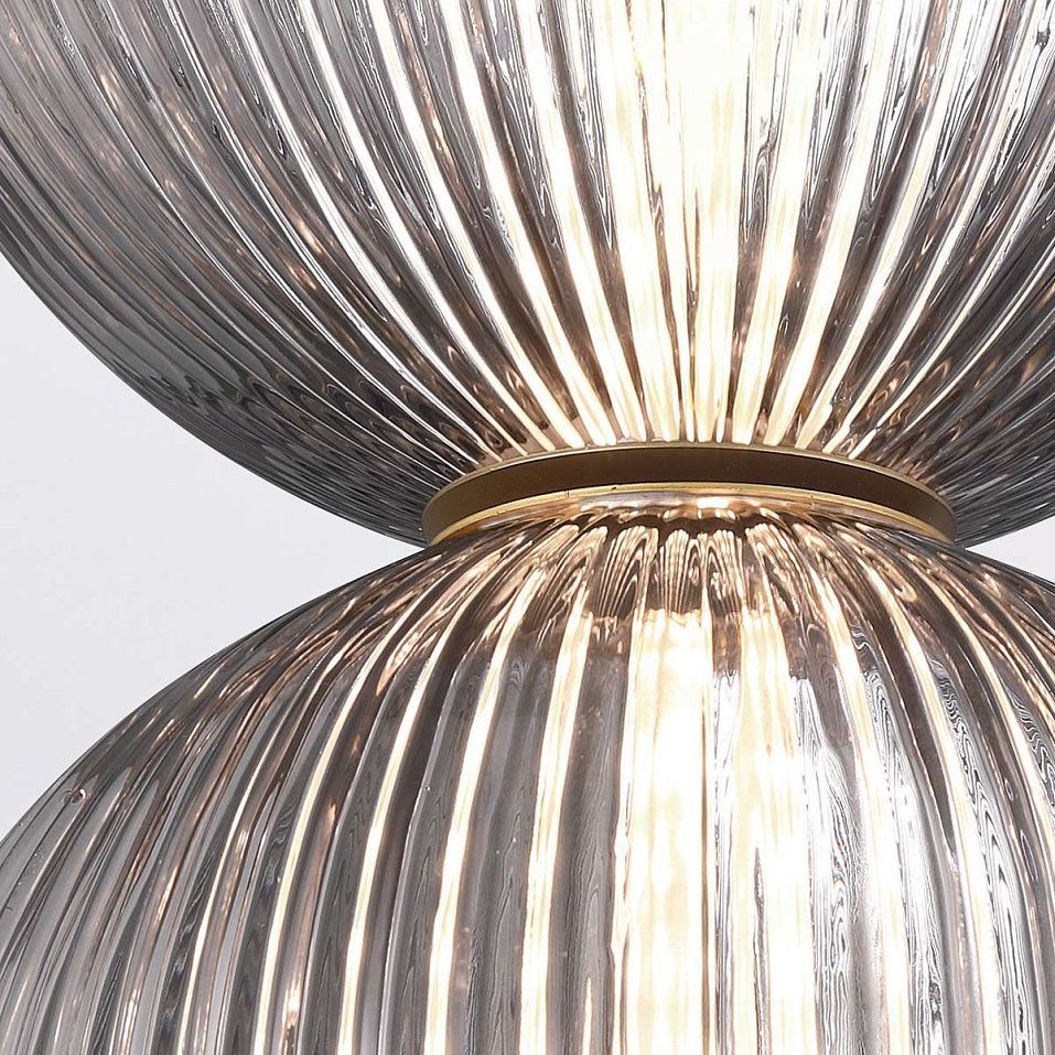 QN-PALMAS-2MP-BG PALMAS Brushed Gold/Smoked // подвесной LED 1х20  х   
