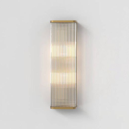 1427012 AVIGNON Antique Brass/Clear// настенный E27 2х12  х  1427012