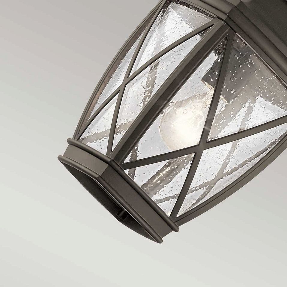 KL-TANGIER8-M TANGIER Olde Bronze /Seeded Glass // подвесной E27 1х60  х   