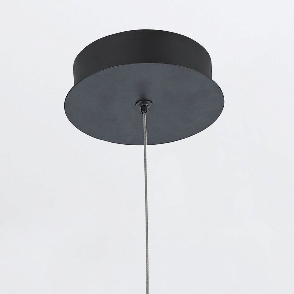 QN-DEMARK-1P-BK DEMARK Matte Black///белый подвесной LED 1х28  х   