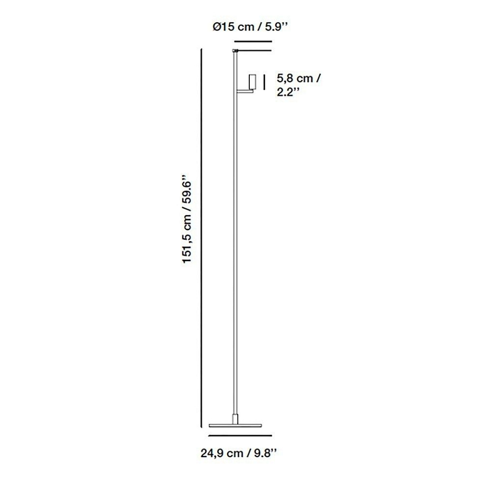 3141200 KELLY Black / Gold joint///black напольный LED 1х3,2  х   