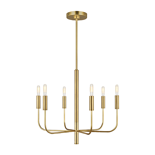 FE-BRIANNA6-BB BRIANNA Burnished Brass/// подвесной E14 6х60  х  FE-BRIANNA6-BB