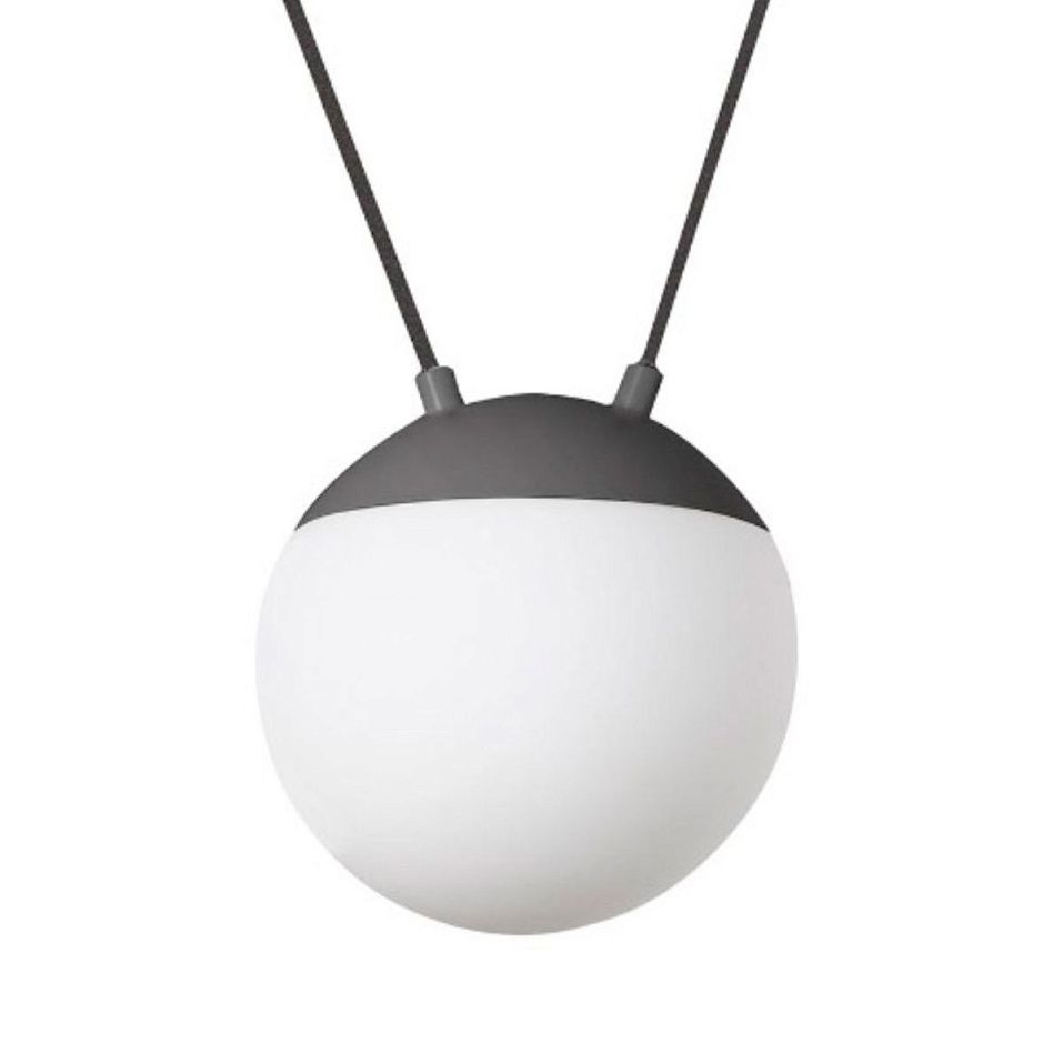 28210-3L MINE Dark Grey/White opal// подвесной E27 LED 3х15  х   