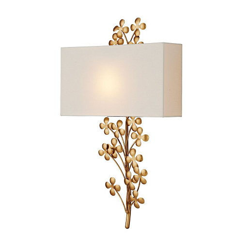 QNC-CLOVERFIELD-2WB-CGL CLOVERFIELD Contemporary Gold Leaf/Natural// настенный E27 2х40  х  QNC-CLOVERFIELD-2WB-CGL