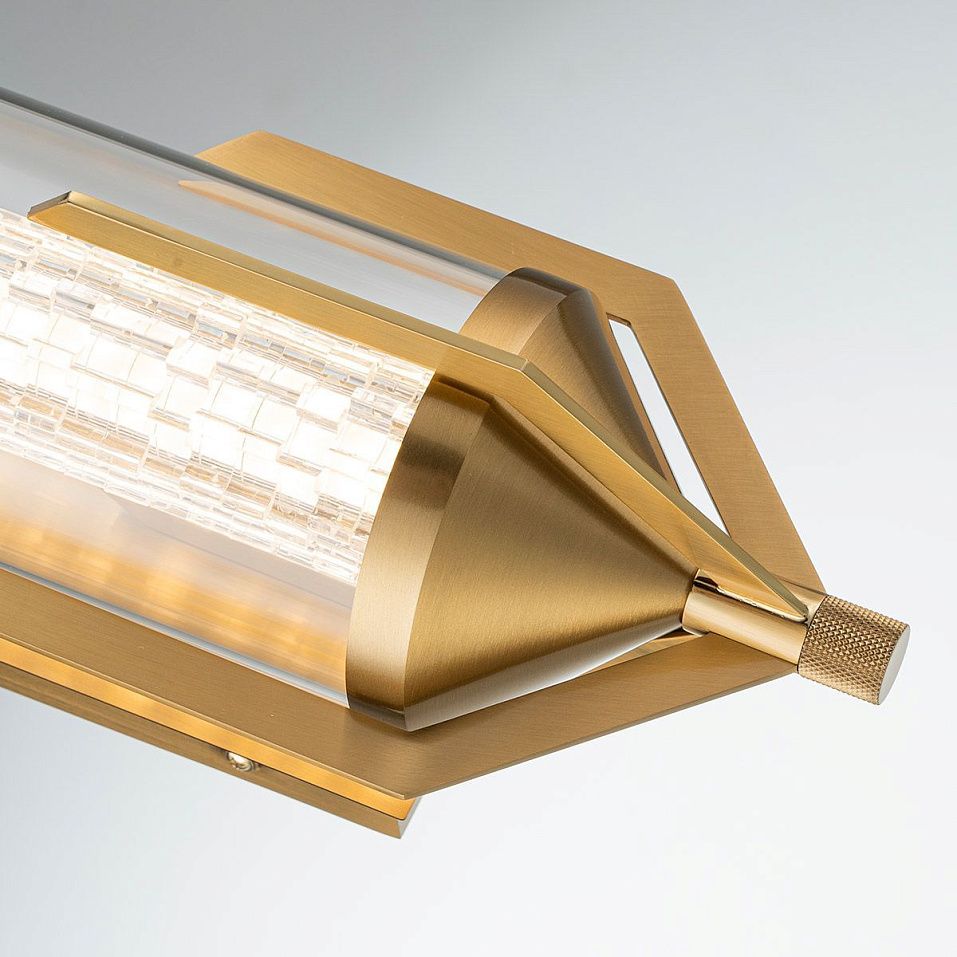 QN-ESPADA-2W-BG ESPADA Gold/Clear// настенный LED 1х23  х   