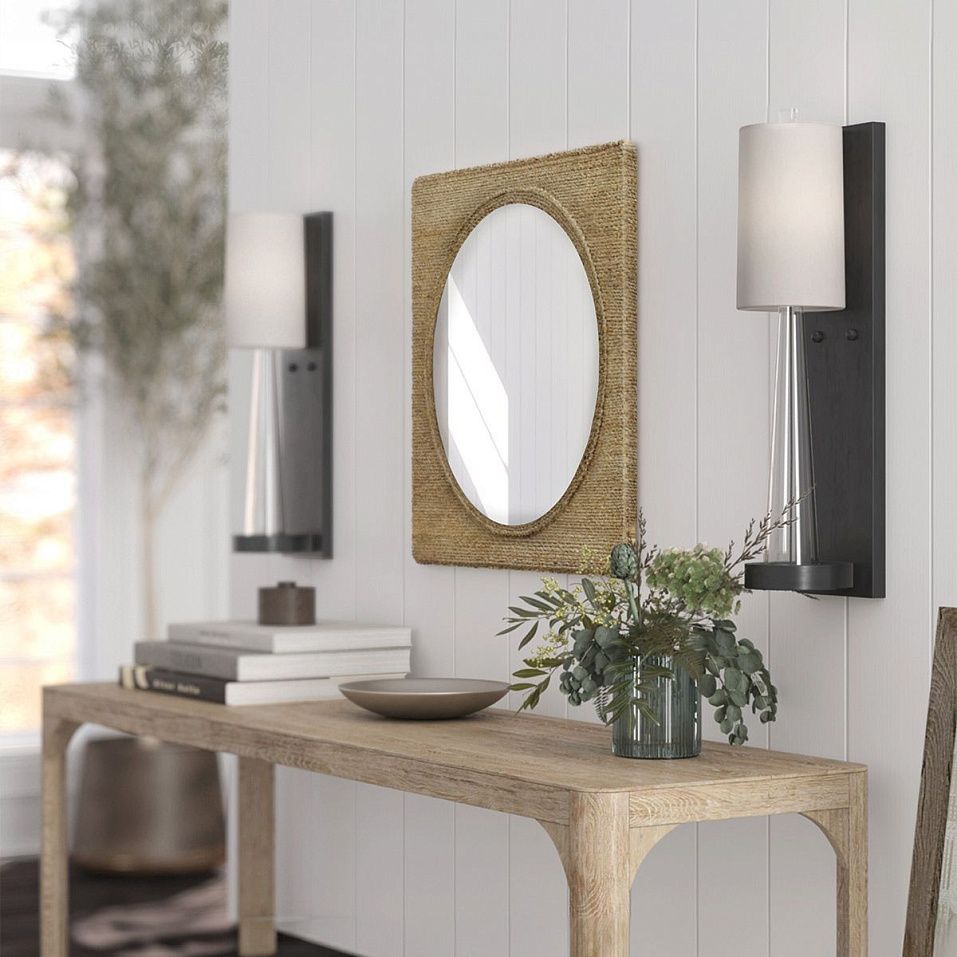 QNC-JUNIA-WB-ORB JUNIA Clear / Oil Rubbed Bronze /White// настенный E14 х25  х   