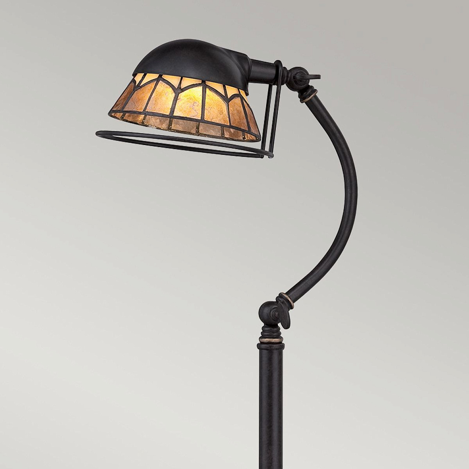 QZ-WHITNEY-TL WHITNEY Imperial Bronze/Mica// настольный LED 1х7  х   