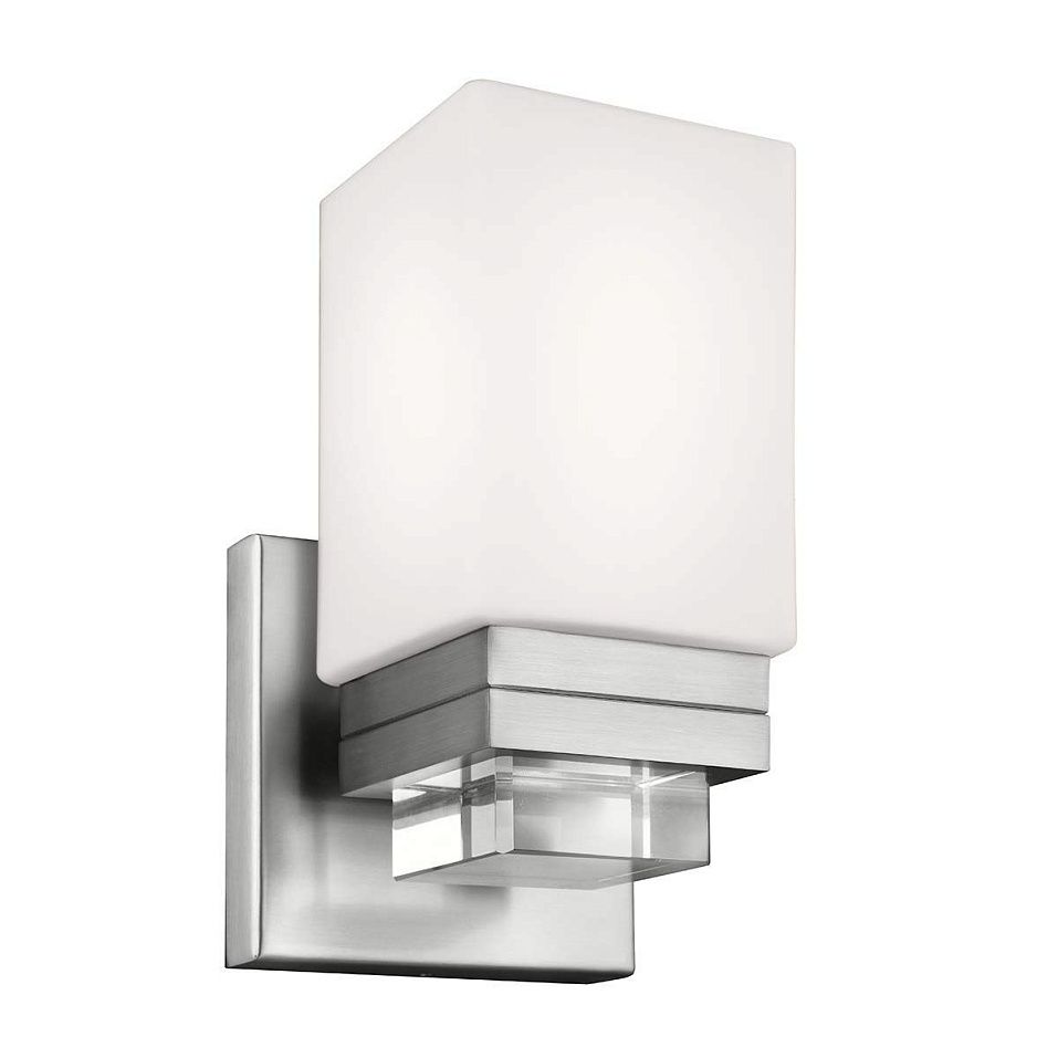 FE-MADDISON1BATH MADDISON Satin Nickel/Crystal/Opal// настенный G9 LED 1х3.5  х   