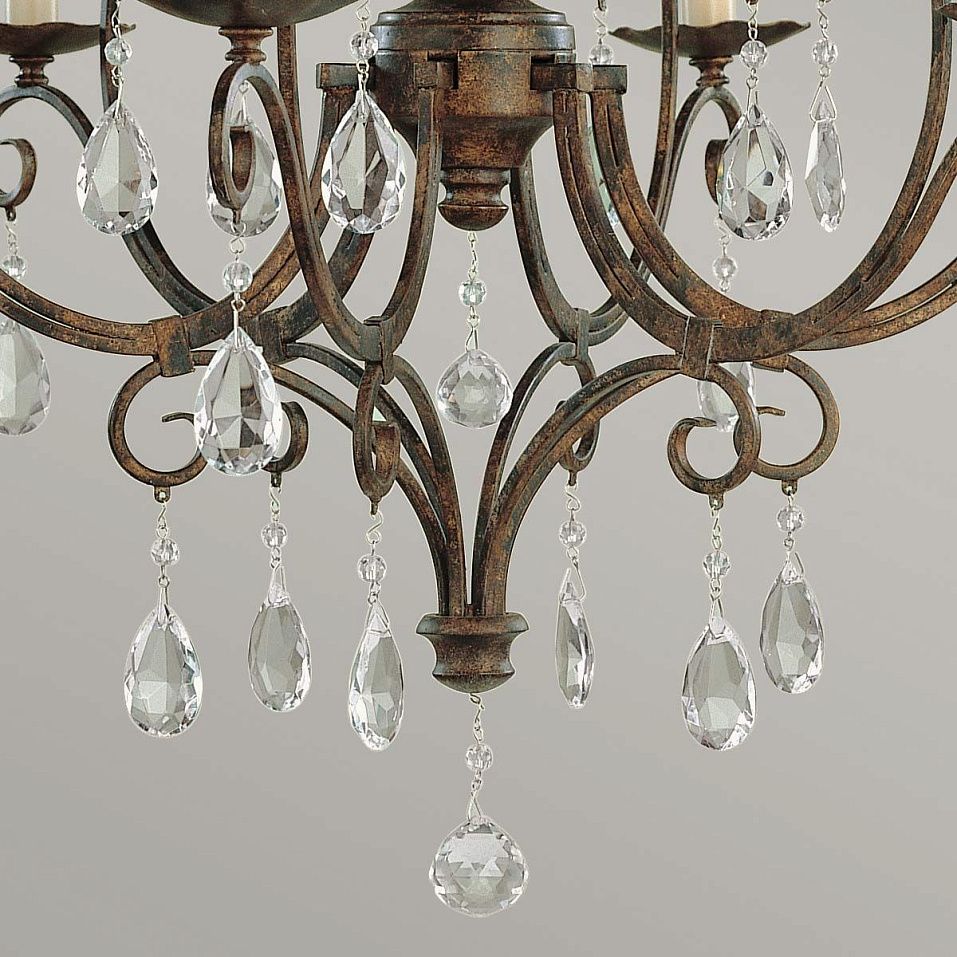 FE-CHATEAU6 CHATEAU Mocha Bronze /// подвесной E14 6х60  х   