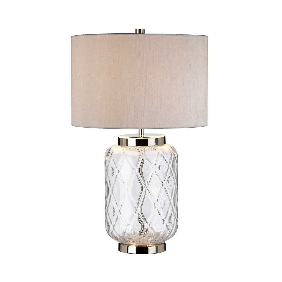 QN-SOLA-TL-S SOLA Polished Nickel/Clear/Titanium// настольный E27 1х60  х   