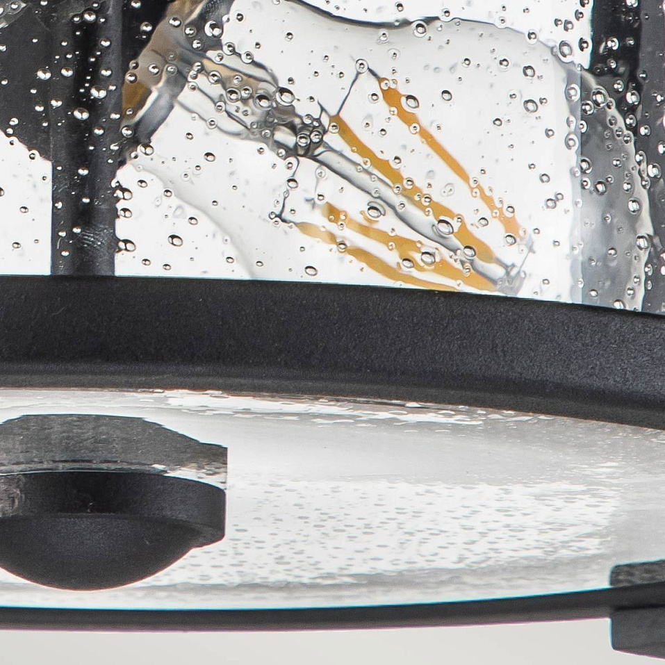 FE-MERRILL-F-BLK MERRILL Black/clear seeded // потолочный E27 2х60  х   