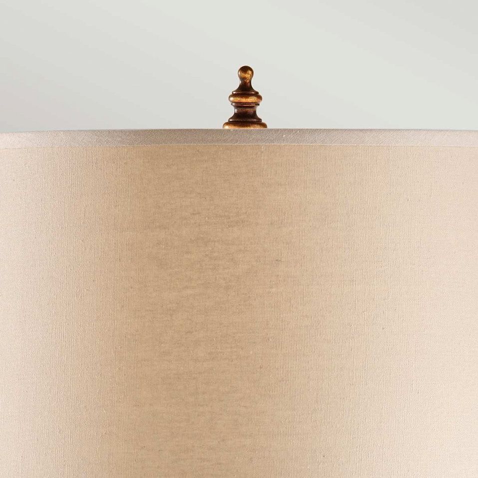 FE-SPENCER-TL  Firenze Gold/ Dark Walnut/Dark Tan // настольный E27 1х60  х   