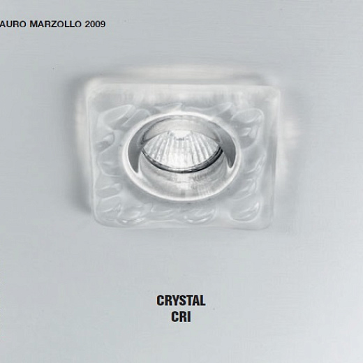 XV2001-GU10 INCASSI grey/crystal// встраиваемый GU10 1х50  х  XV2001-GU10