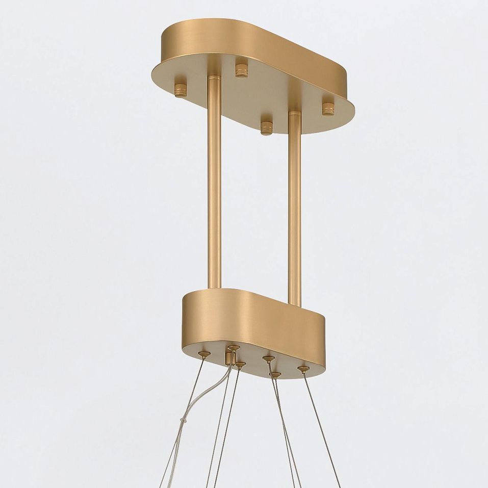 QN-VIVIEN-P-L-BG VIVIEN Brushed Gold/Clear// подвесной LED 1х40  х   