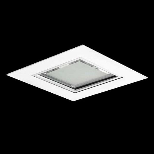 4100.01 DOWNLIGHT white///transparent встраиваемый  2х26  х  4100.01