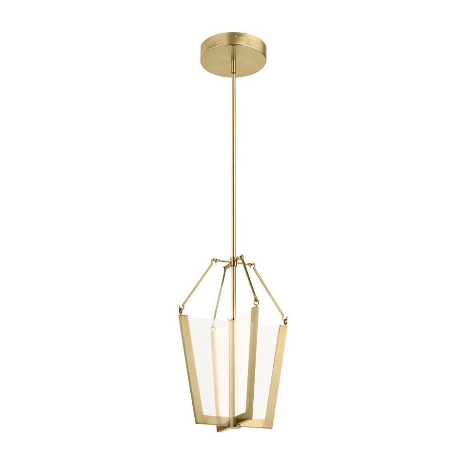 QN-CALTERS-P-M-CG CALTERS Champagne Gold///прозрачный подвесной LED 1х49  х   