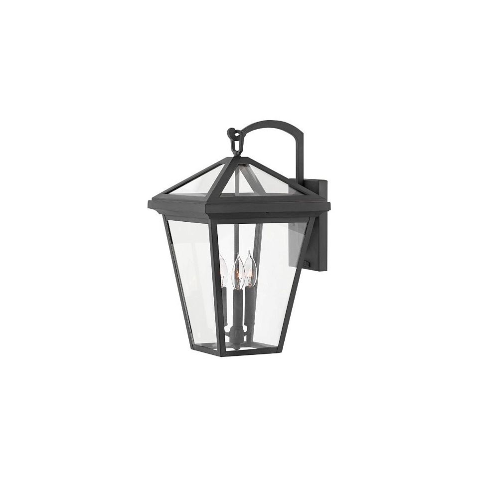 QN-ALFORD-PLACE2-L-MB ALFORD PLACE матовый черный/прозрачный// настенный E27 1х100  х   