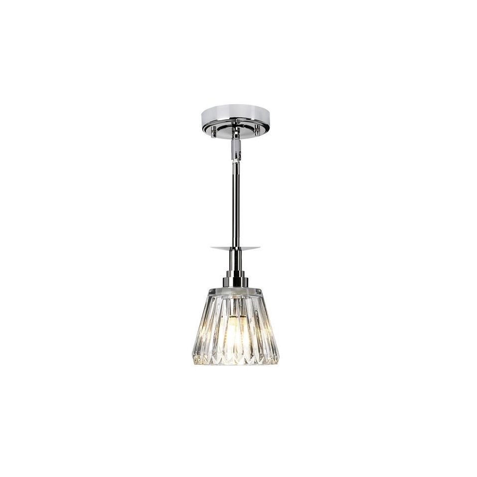 BATH-AGATHA1P-PC AGATHA полированный никель/прозрачный// подвесной G9 LED 1х3.5  х