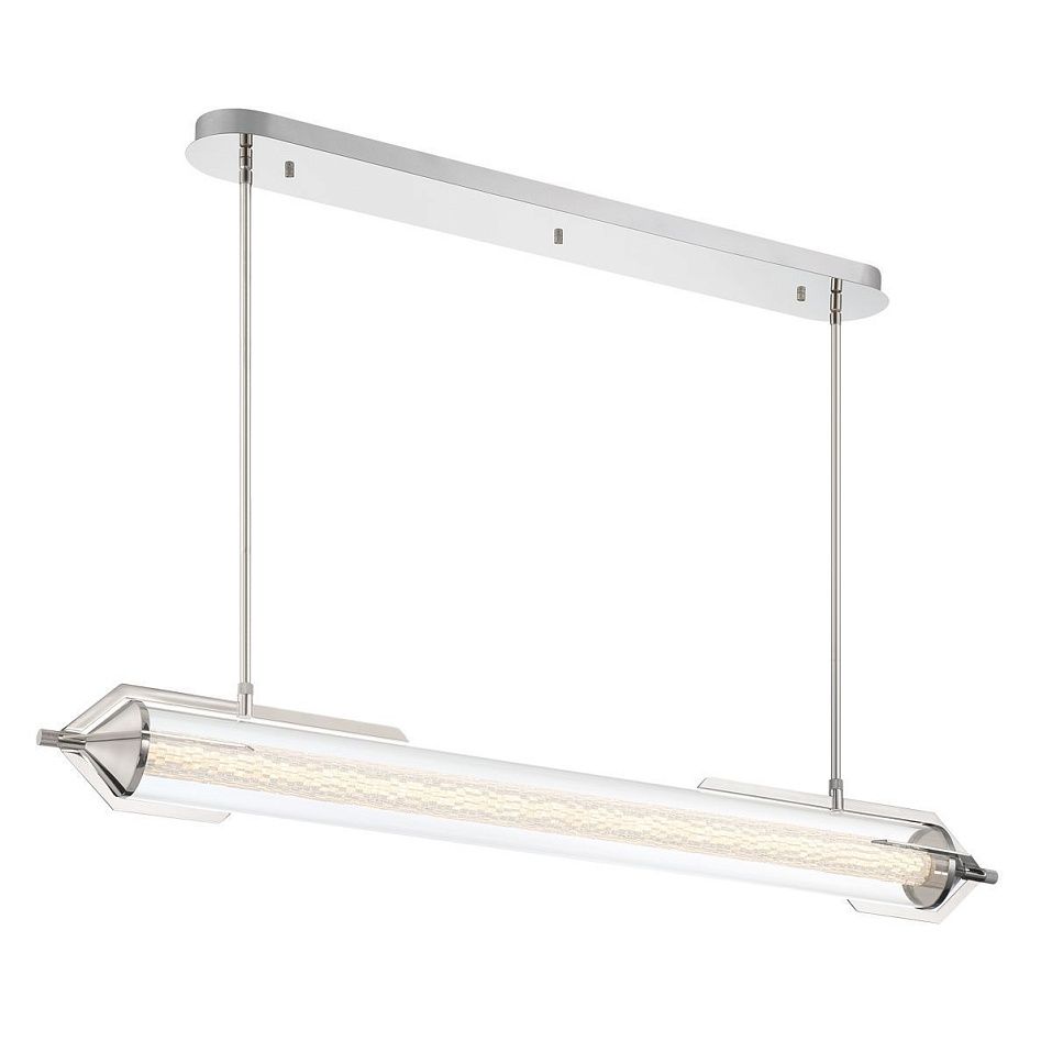 QN-ESPADA-LP-PC ESTRADA Polished Chrome/Clear//прозрачный подвесной LED 1х38  х   