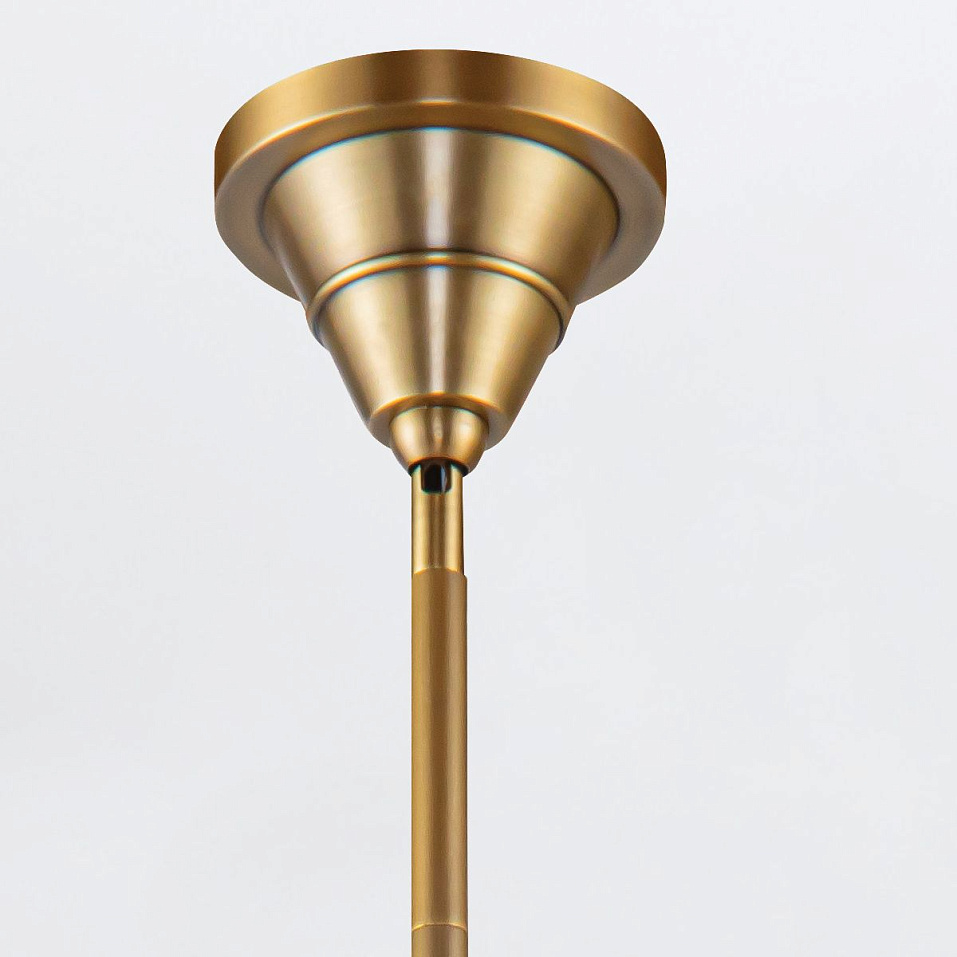 QN-WILLARD-P-VBS-PG  WILLARD Vintage Brass/Clear Prismatic// подвесной E27 1х60  х   