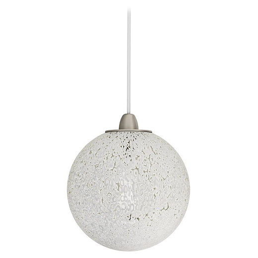RINA SP16 BC/MU NI RINA nickel satin/white murrina// подвесной G9 1х60  х  RINA SP16 BC/MU NI