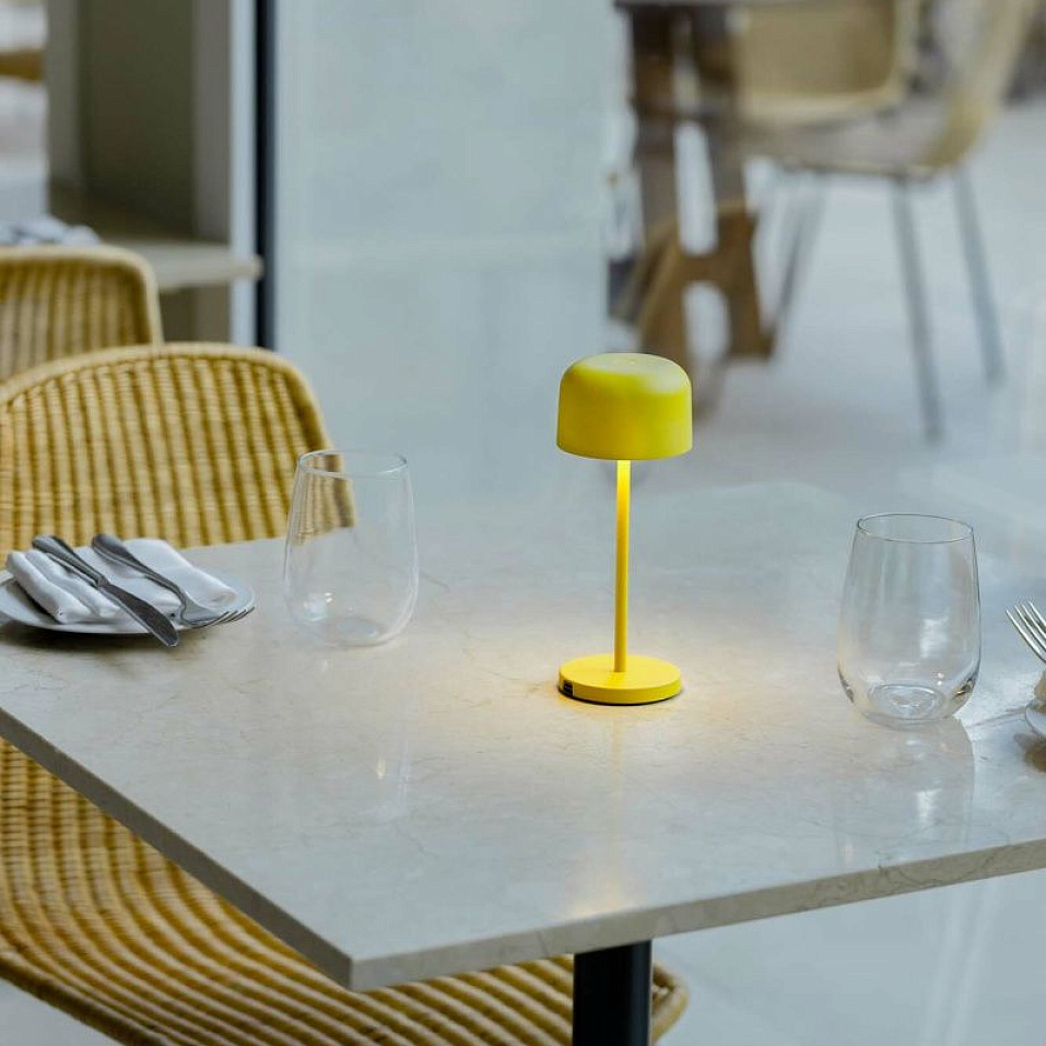 71923 MAVIS 200 Yellow/Yellow//прозрачный настольный LED 1х2  х   