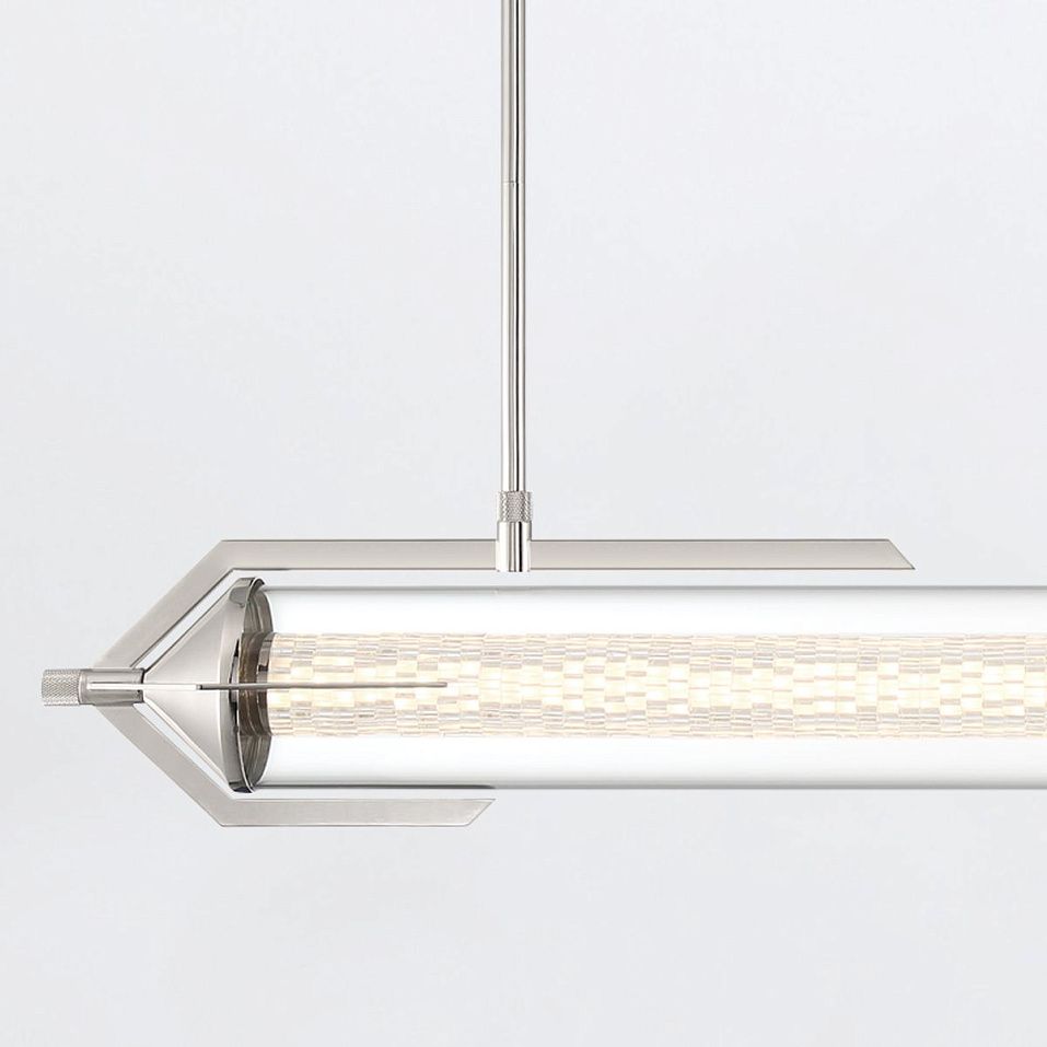 QN-ESPADA-LP-PC ESTRADA Polished Chrome/Clear//прозрачный подвесной LED 1х38  х   