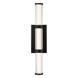 QN-FAYTON-M-BK FAYTON Matte Black/Clear// настенный LED 1х21,6  х  QN-FAYTON-M-BK