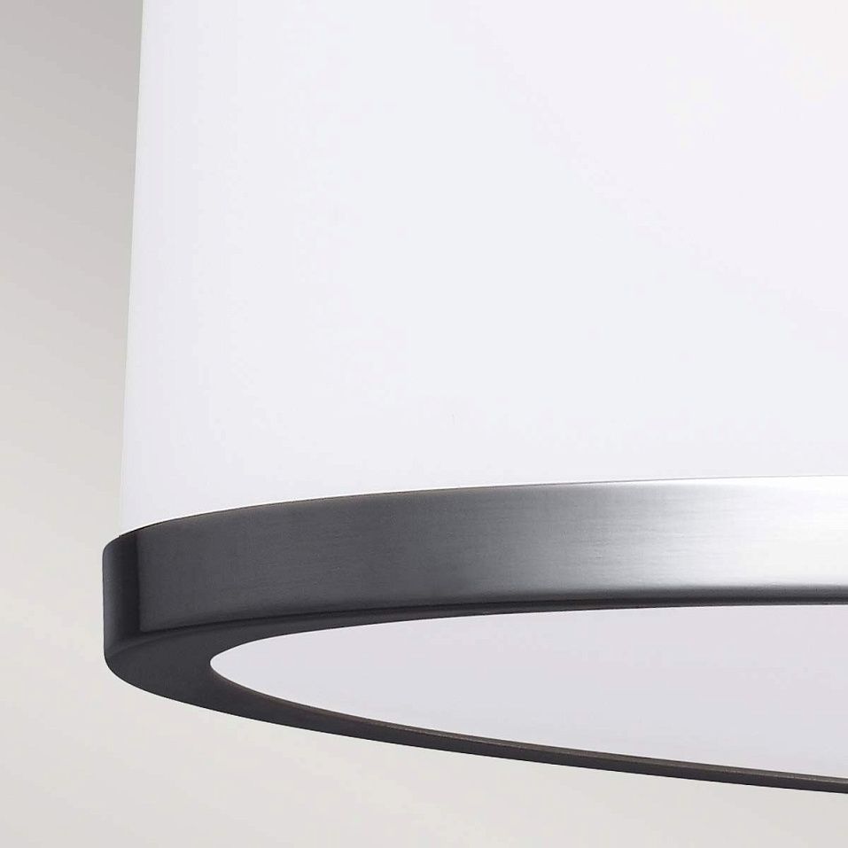 FE-PROSPECT-PARK-SF PROSPECT PARK Satin Nickel with Chrome /Opal white// потолочный E27 2х100  х   