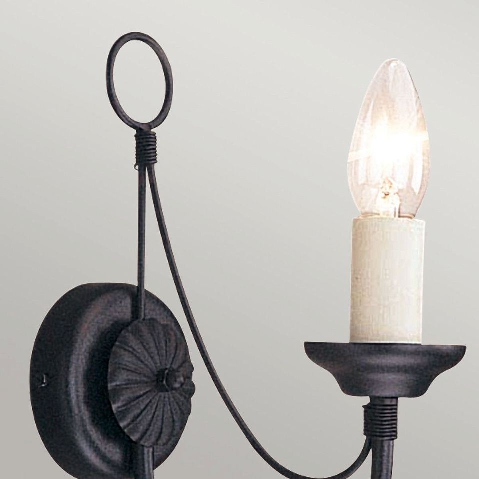 CB1-BLACK CARISBROOKE  Black /// настенный E14 1х60  х   