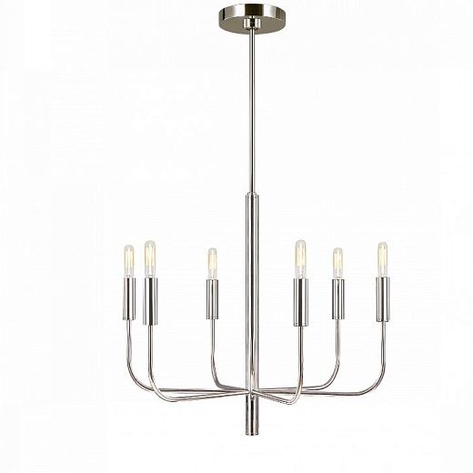 FE-BRIANNA6-PN BRIANNA Polished Nickel /// подвесной E14 6х60  х  FE-BRIANNA6-PN