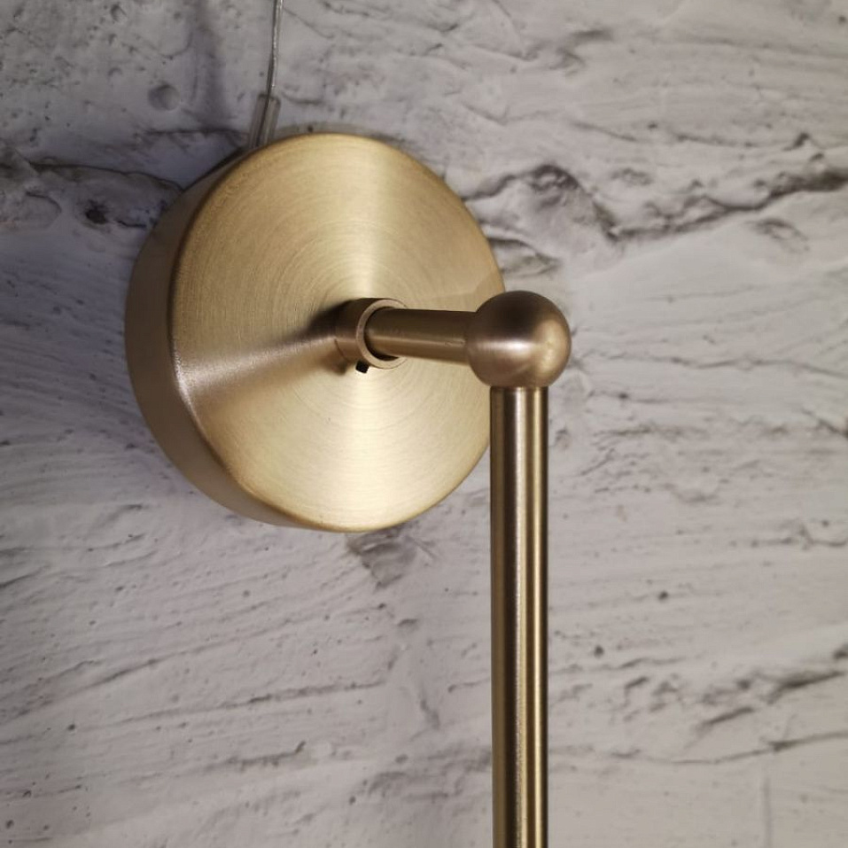 DROP WALL LAMP DROP латунь/прозрачный/кракле// настенный G9 1х7  х   