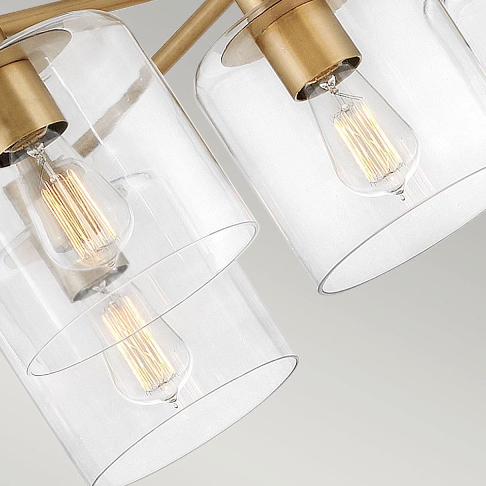 QN-AXEL5-HB ALEX Heritage Brass /Clear// потолочный E27 5х60  х   